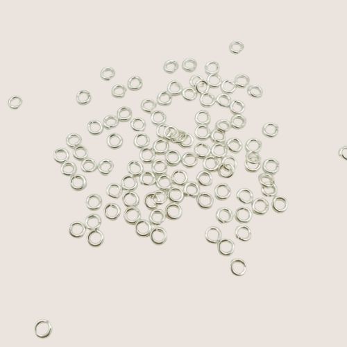 2.3mm 24g gold-filled jump rings / permanent jewelry supplies / 2.3mm 24g sterling silver jump rings
