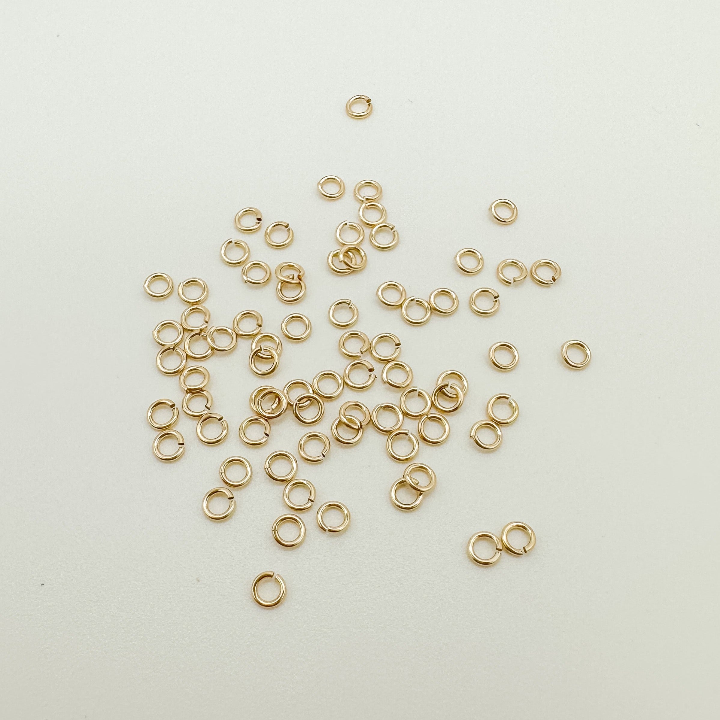 2.5mm 24g gold-filled jump rings