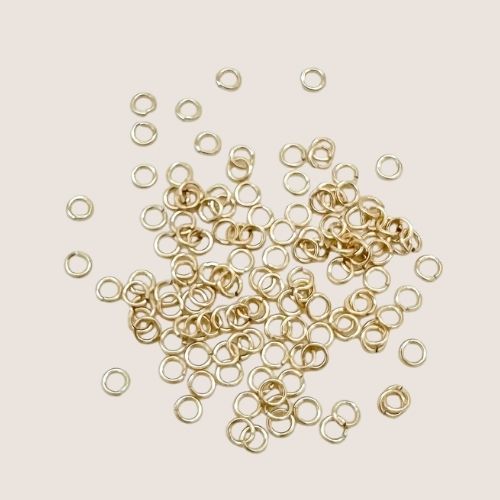 gold filled jump rings / permanent jewelry supplies / 2.8mm 24g gold filled jump ring / sterling silver jump rings / 2.8mm 24g sterling silver jump rings