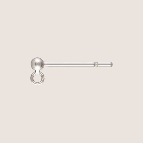 ball studs, 14k gold filled ball studs, ball stud with loop, customized ball studs, customizable studs, sterling silver ball studs, 2mm ball studs