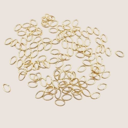gold filled jump rings / permanent jewelry supplies / 3.5mmx5.5mm 22g gold filled jump ring / sterling silver jump rings / 3.5mmx5.5mm 22g sterling silver jump rings / oval jump rings