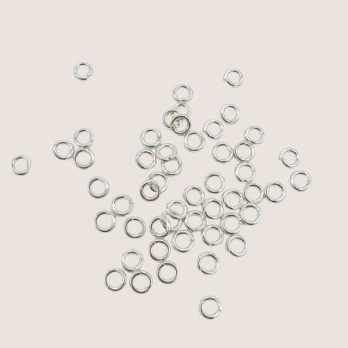 gold filled jump rings / permanent jewelry supplies / 3mm 22g gold filled jump ring / sterling silver jump rings / 3mm 22g sterling silver jump rings