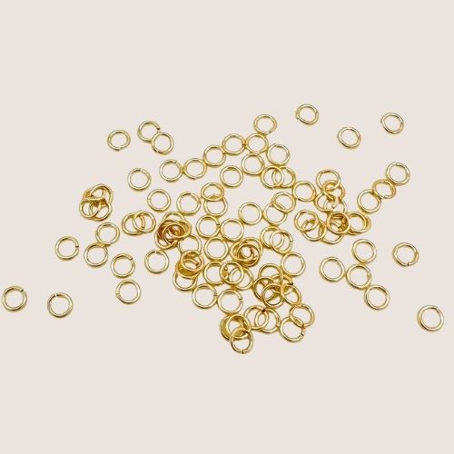 gold filled jump rings / permanent jewelry supplies / 3mm 24g gold filled jump ring / sterling silver jump rings / 3mm 24g sterling silver jump rings