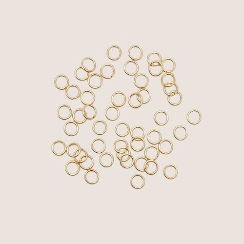gold filled jump rings / permanent jewelry supplies / 4.5mm 22g gold filled jump ring  / sterling silver jump rings / 4.5mm 22g sterling silver jump rings