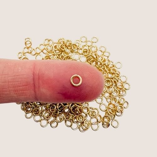 gold filled jump rings / permanent jewelry supplies / 4mm 20g gold filled jump ring  / sterling silver jump rings / 4mm 20g sterling silver jump rings