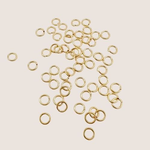 gold filled jump rings / permanent jewelry supplies / 4mm 22g gold filled jump ring  / sterling silver jump rings / 4mm 22g sterling silver jump rings