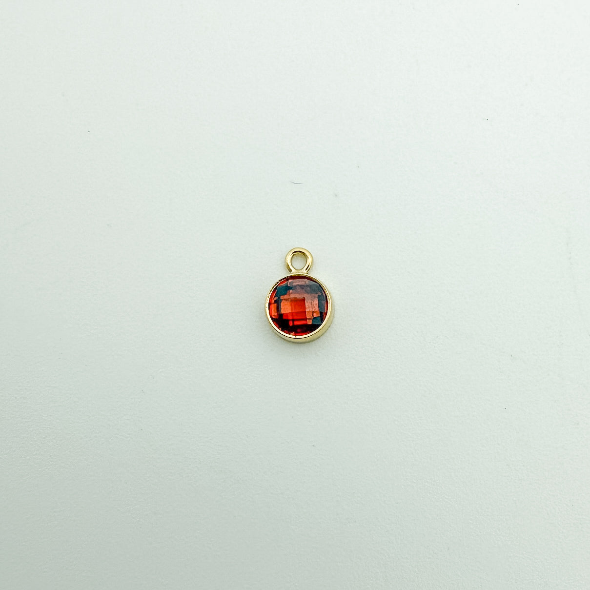 4mm Double-Sided CZ Birthstone Drop Charms