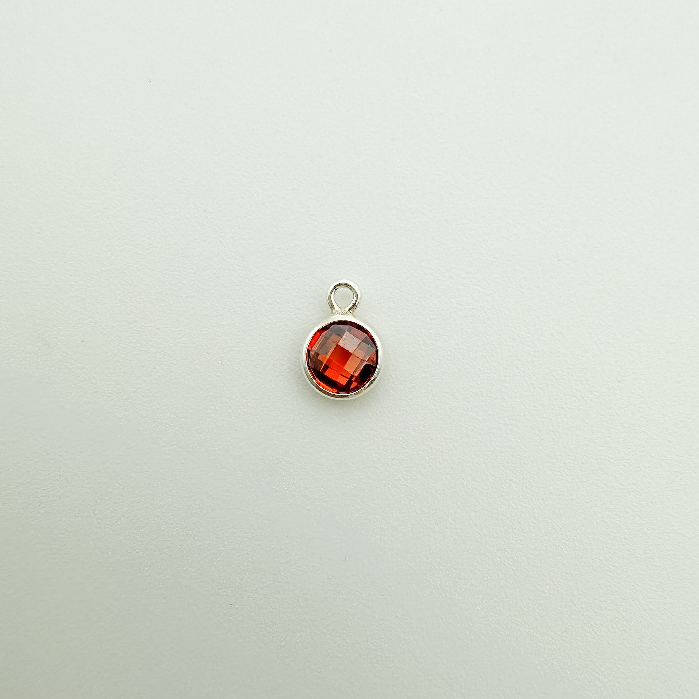 4mm Double-Sided CZ Birthstone Drop Charms
