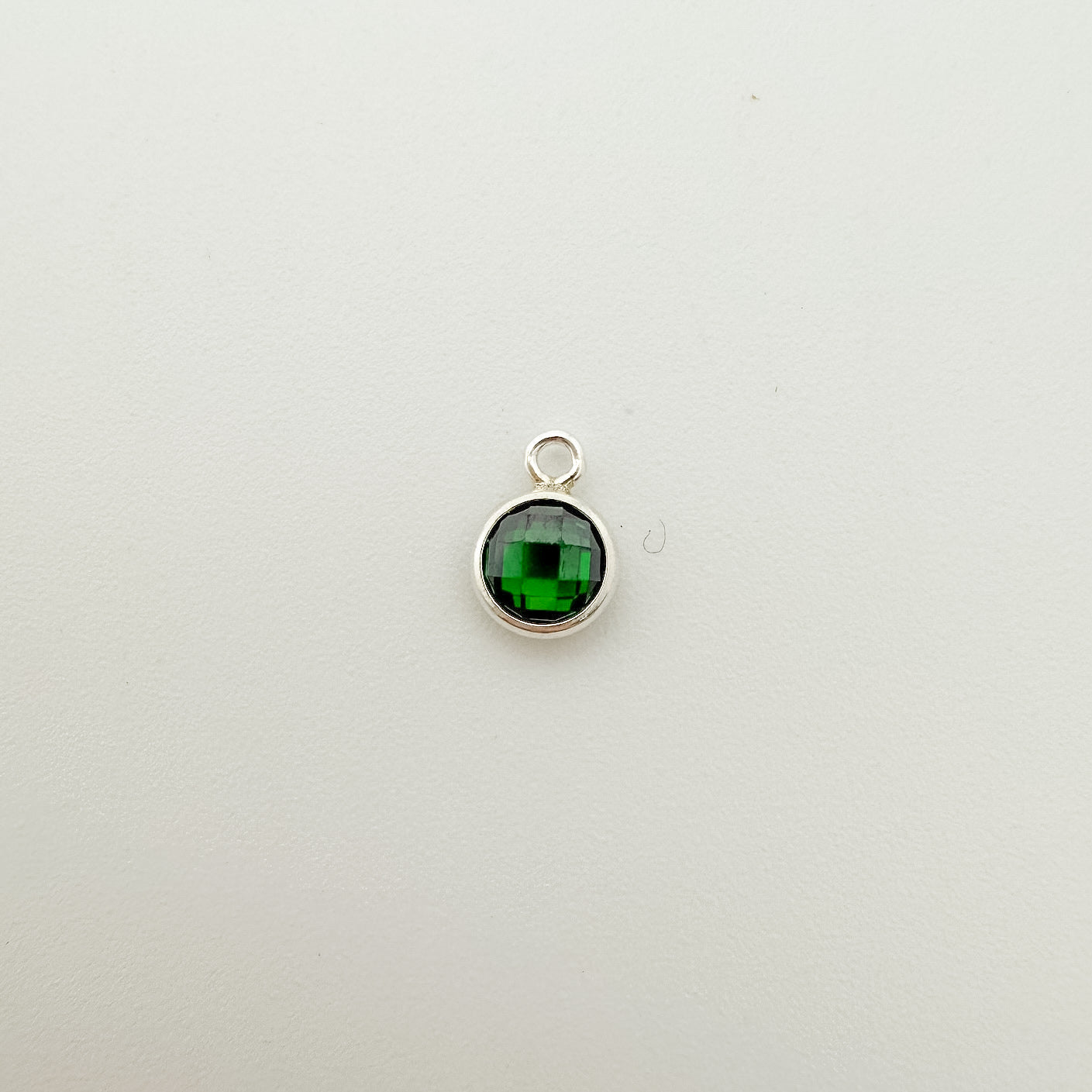 4mm Double-Sided CZ Birthstone Drop Charms