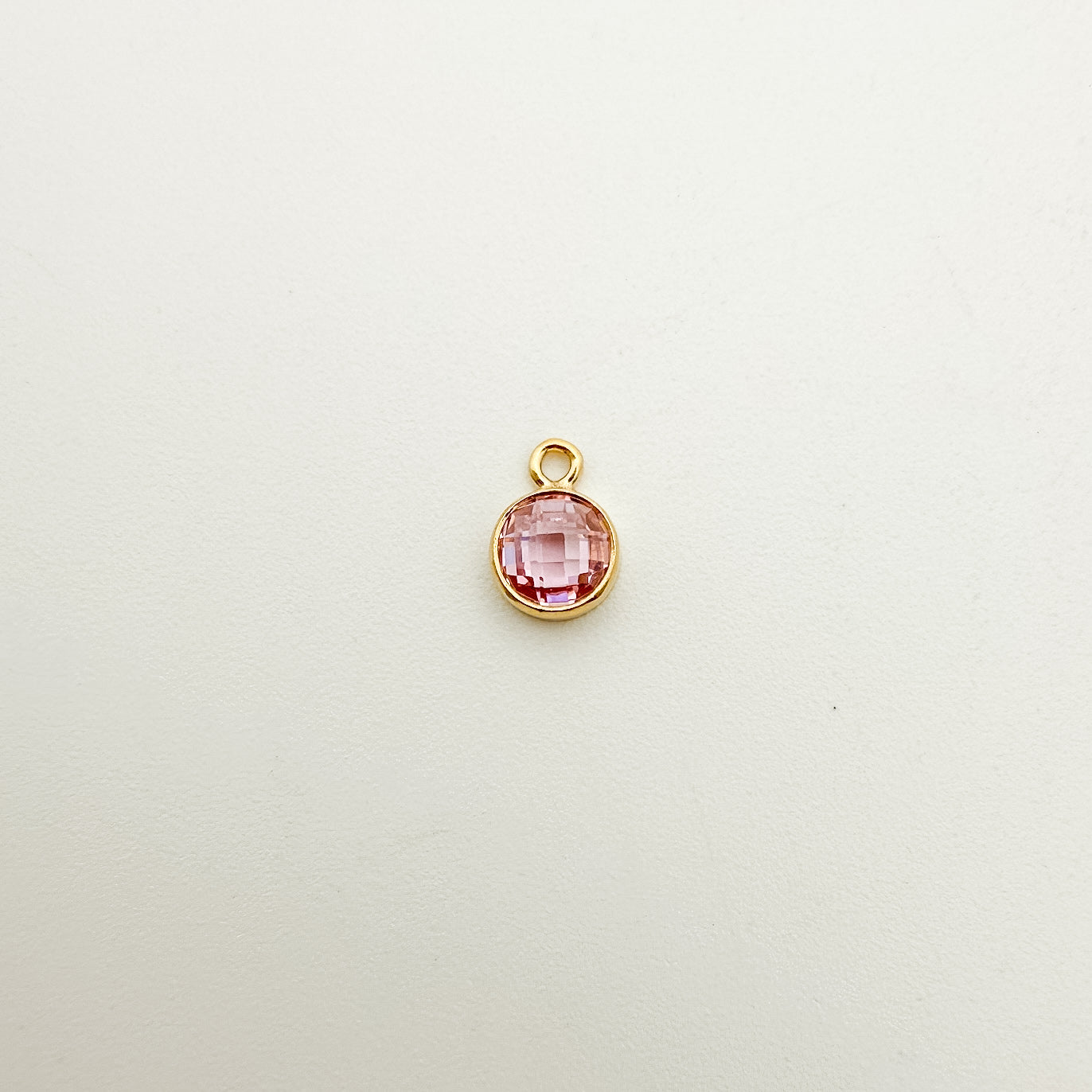 4mm Double-Sided CZ Birthstone Drop Charms