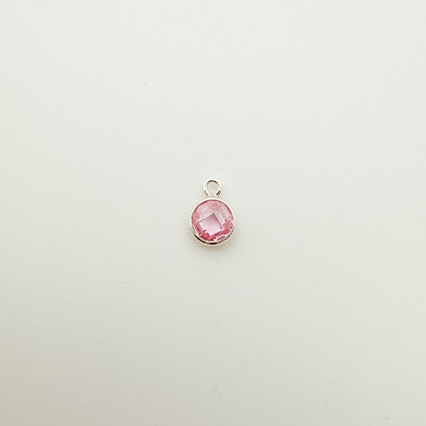4mm Double-Sided CZ Birthstone Drop Charms