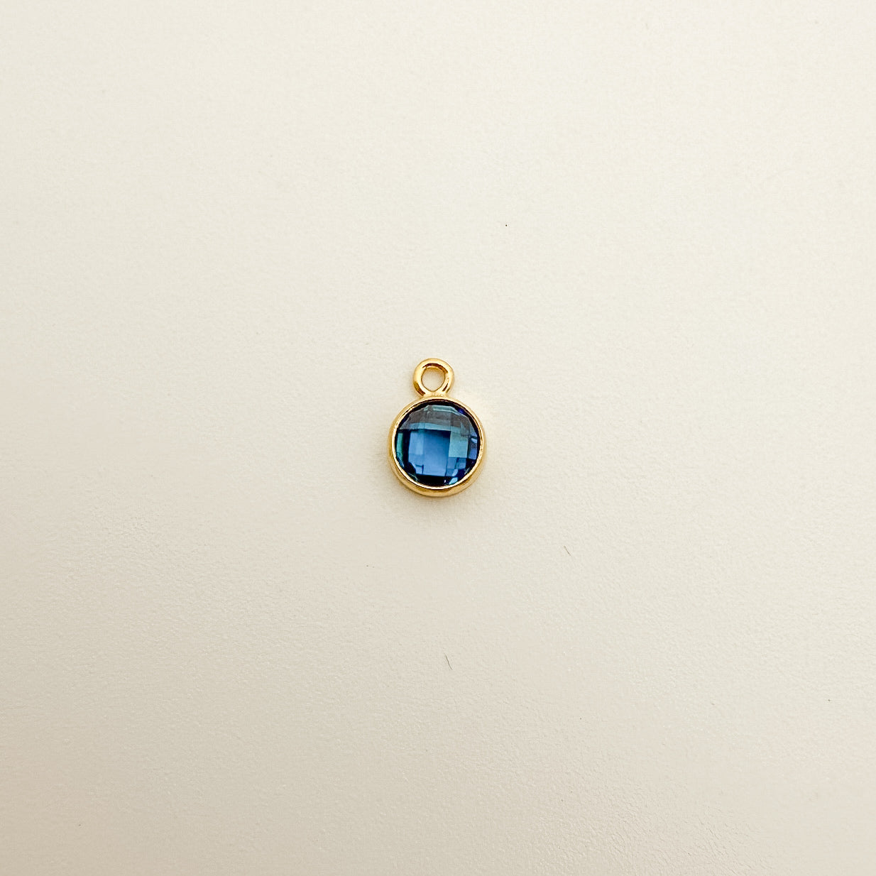 4mm Double-Sided CZ Birthstone Drop Charms