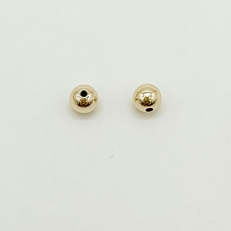 2mm round gold filled beads / wholesale gold filled beads / round gold filled beads 