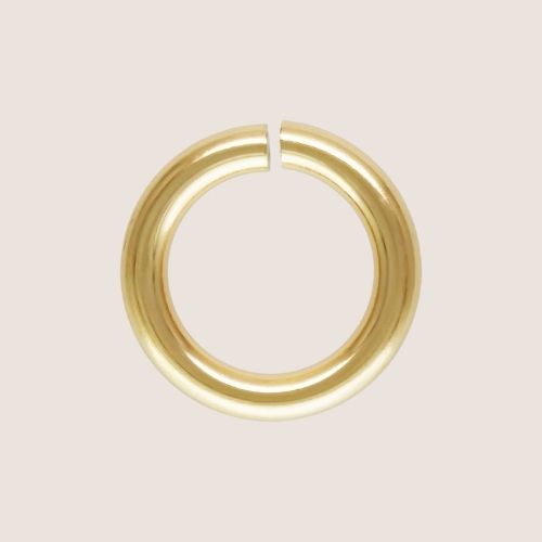 gold filled jump rings / permanent jewelry supplies / 5mm 20g gold filled jump ring 