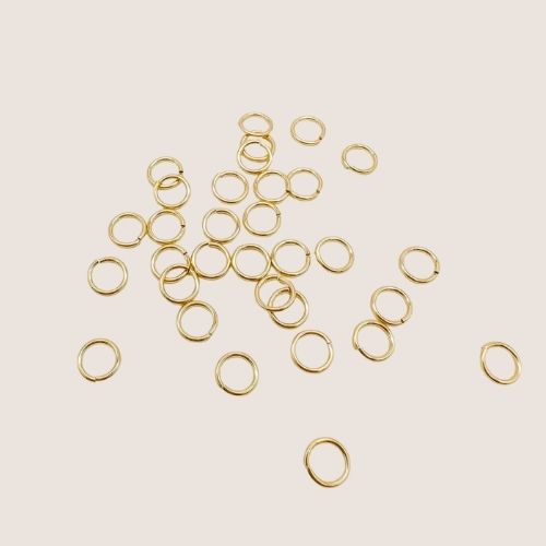 gold filled jump rings / permanent jewelry supplies / 5mm 22g gold filled jump ring / sterling silver jump rings / 5mm 22g sterling silver jump rings