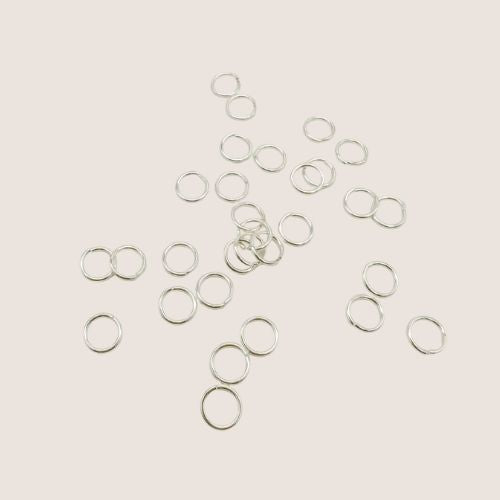 gold filled jump rings / permanent jewelry supplies / 5mm 22g gold filled jump ring / sterling silver jump rings / 5mm 22g sterling silver jump rings