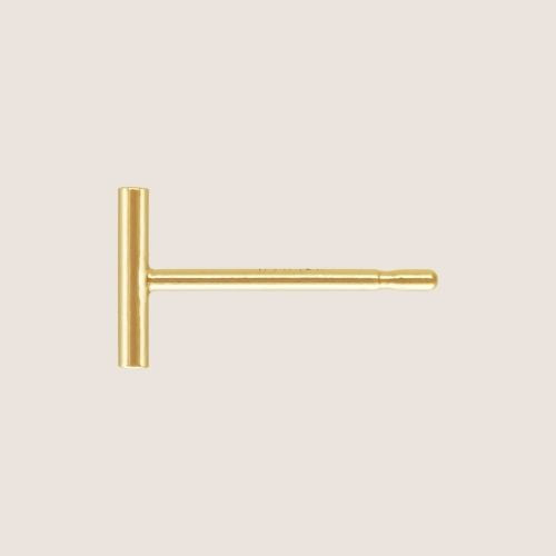 bar studs, 14k gold filled bar studs, everyday studs, dainty bar studs, customizable studs, sterling silver bar studs, 6mm bar studs