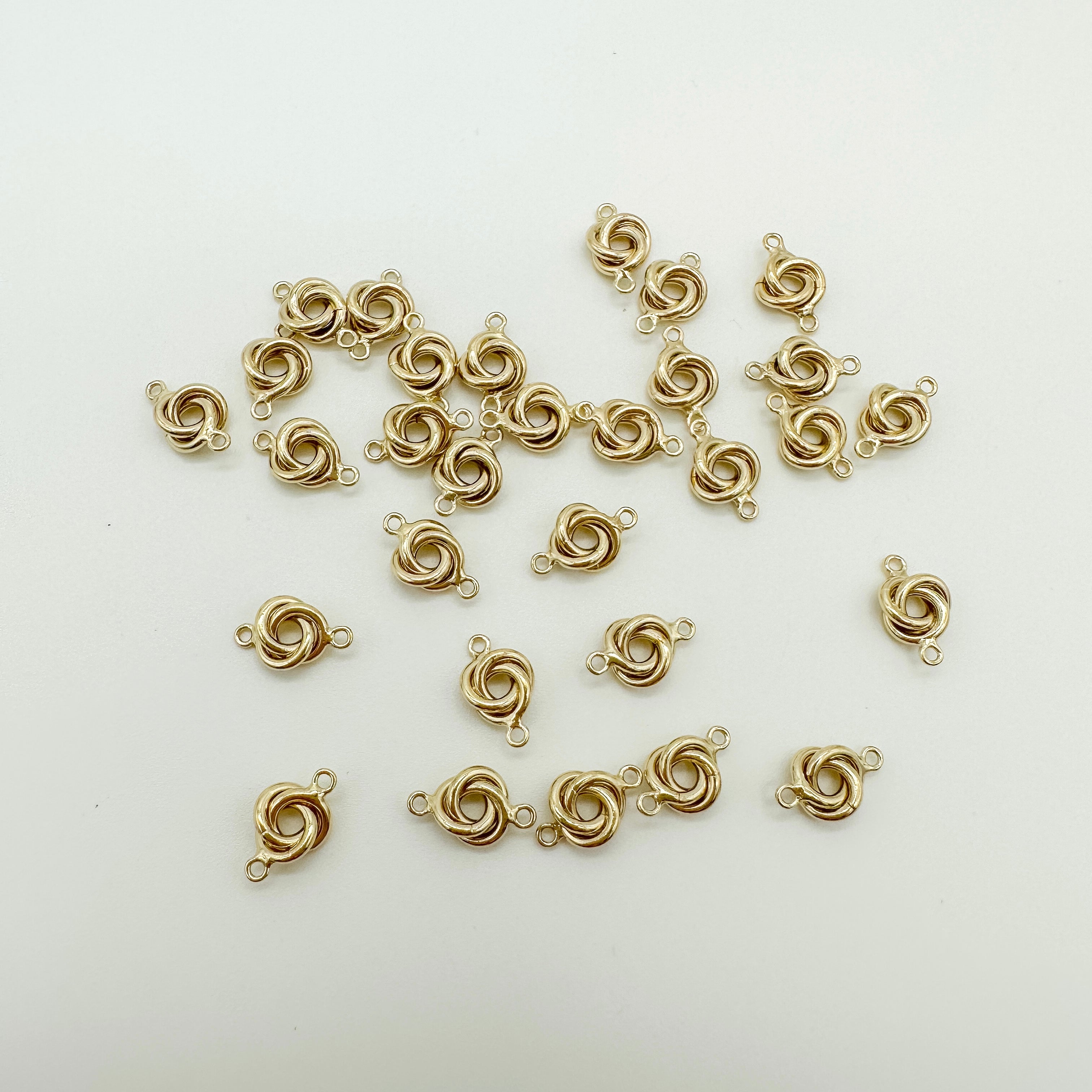 6mm gold filled connector / permanent jewelry supplies / gold filled connectors
