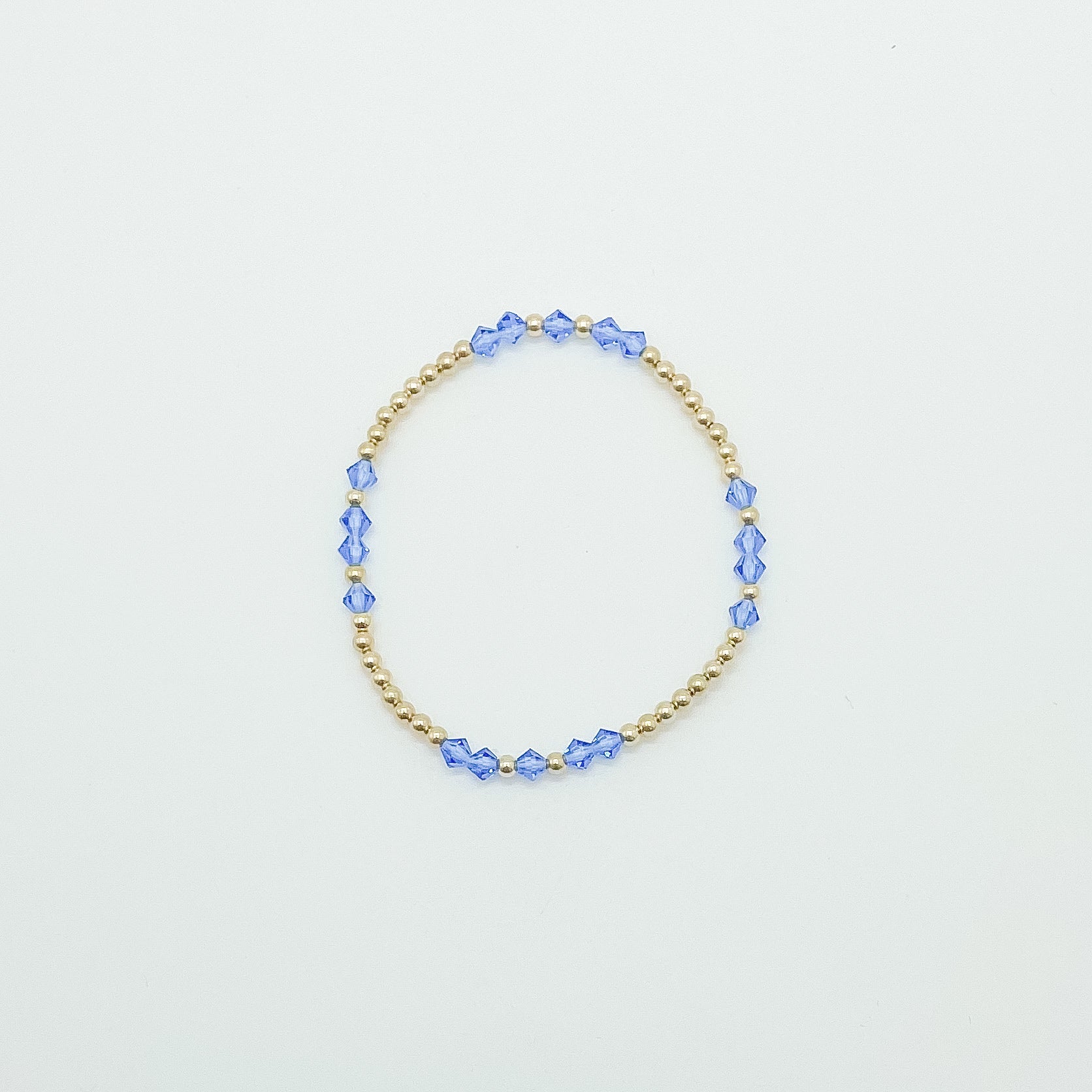 Patterned Birthstone Bracelet