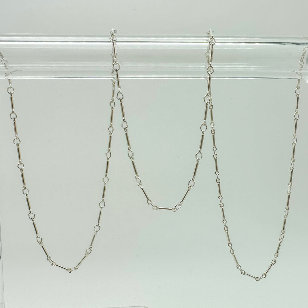 sterling silver bar chain / permanent jewelry chain / sterling silver chain