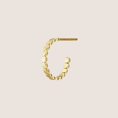 dottie hoops, 14k gold filled dottie hoops, everyday hoops, dainty dottie hoops, customizable studs, sterling silver dottie hoops, hoops, jewelry wholesale