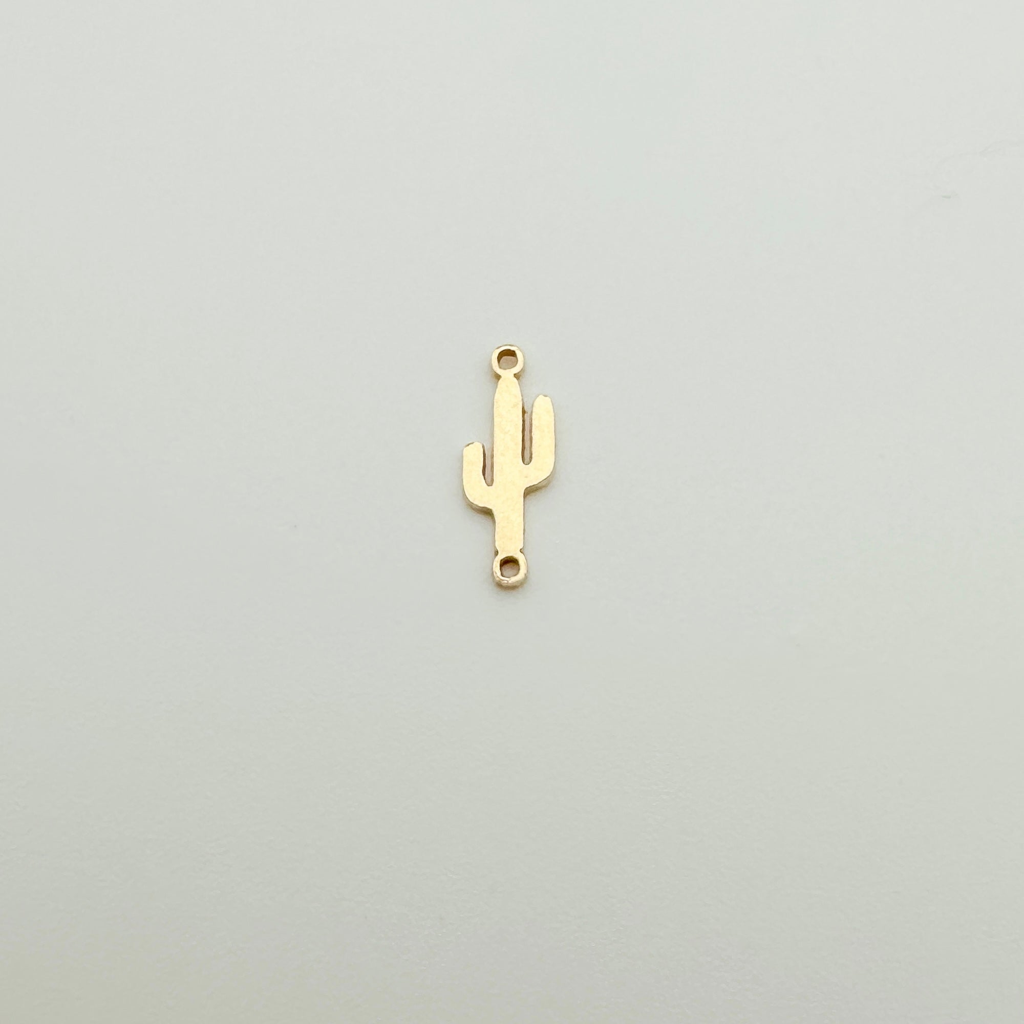 cactus connector, gold filled cactus connector, desert connector, bachelorette connector, permanent jewelry connectors