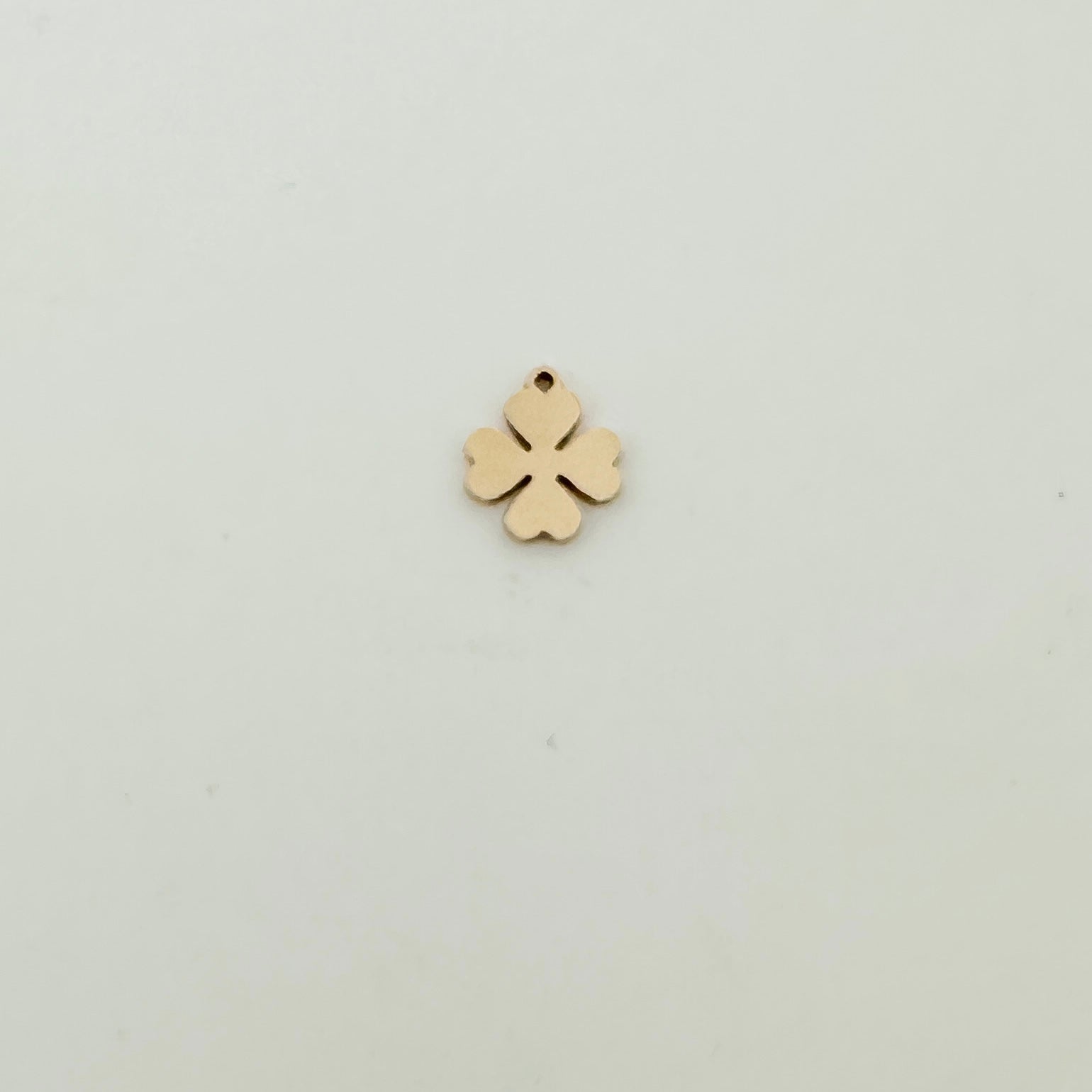 clover connector, gold filled clover charm, gold filled clover connector, st. patrick's day charm, gold filled charms, permanent jewelry connectors