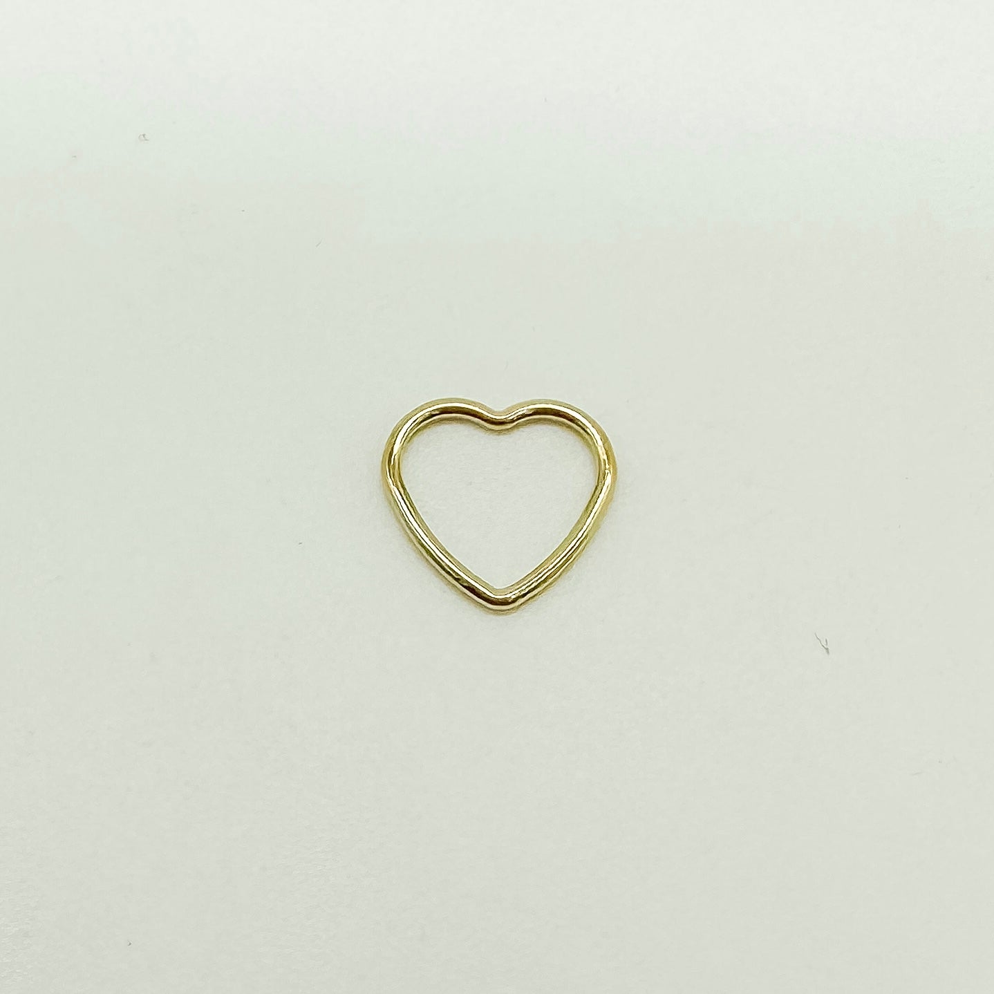 gold filled heart connector, permanent jewelry connector, permanent jewelry supplies, connectors, bracelet connector