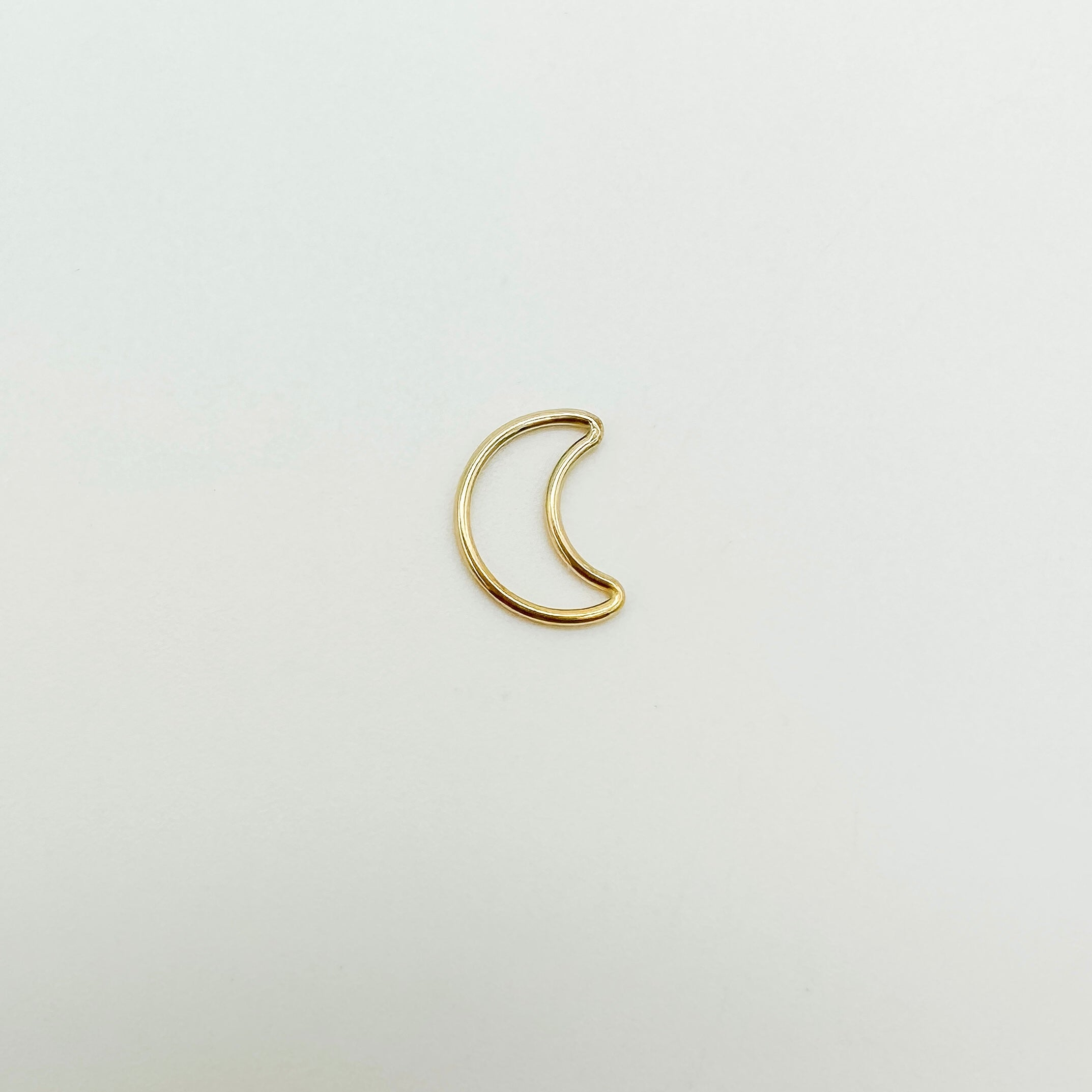 moon connector / permanent jewelry supplier / permanent jewelry supplies / gold filled connector / permanent jewelry connector / gold filled moon charm / moon connector