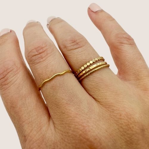 gold filled stacking rings / permanent jewelry business / rings for permanent jewelry / gold filled ring