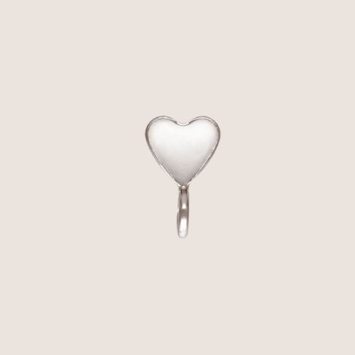14k gold-filled heart studs, studs with loops, heart studs with loops, heart studs, customizable studs, sterling silver studs, sterling silver heart studs w/ loop