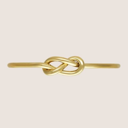 essbe jewelry supply, stacking ring, gold filled ring, infinity knot stacking ring, infinity knot ring, wholesale rings, sterling silver rings
