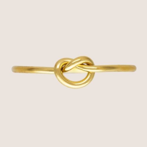 essbe jewelry supply, stacking ring, gold filled ring, knotted heart ring, heart ring, wholesale rings, sterling silver rings