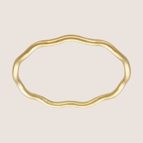 gold filled stacking ring / gold filled ring / laguna wavy ring / wavy ring / wholesale stacking rings