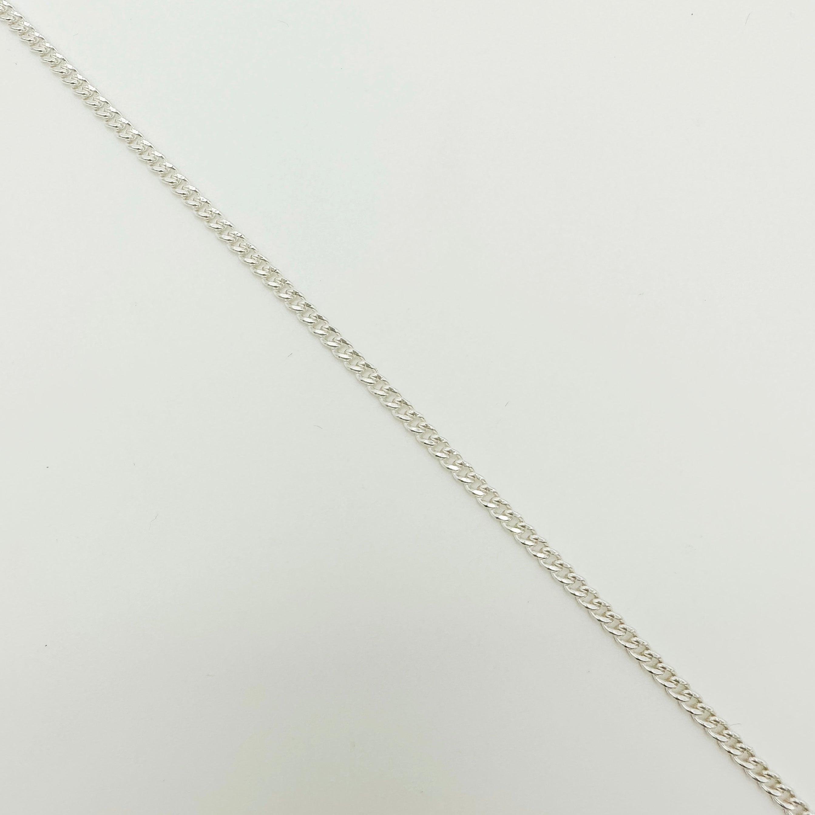 curb chain / sterling silver chain by the foot / wholesale chain / permanent jewelry supplies / sterling silver curb chain