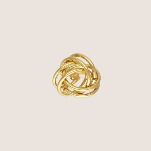 14k gold-filled studs, open knot stud, open knot earrings, simple studs, sterling silver studs, sterling silver open knot studs