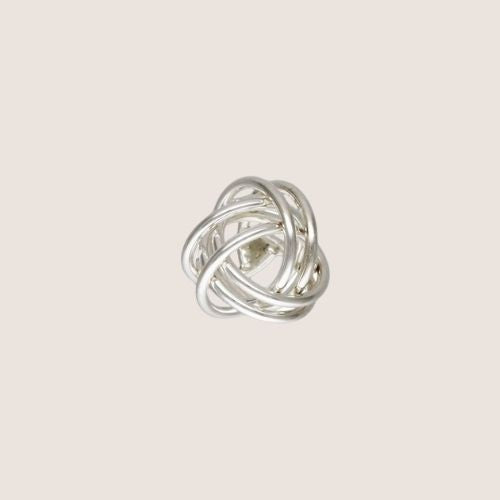 14k gold-filled studs, open knot stud, open knot earrings, simple studs, sterling silver studs, sterling silver open knot studs