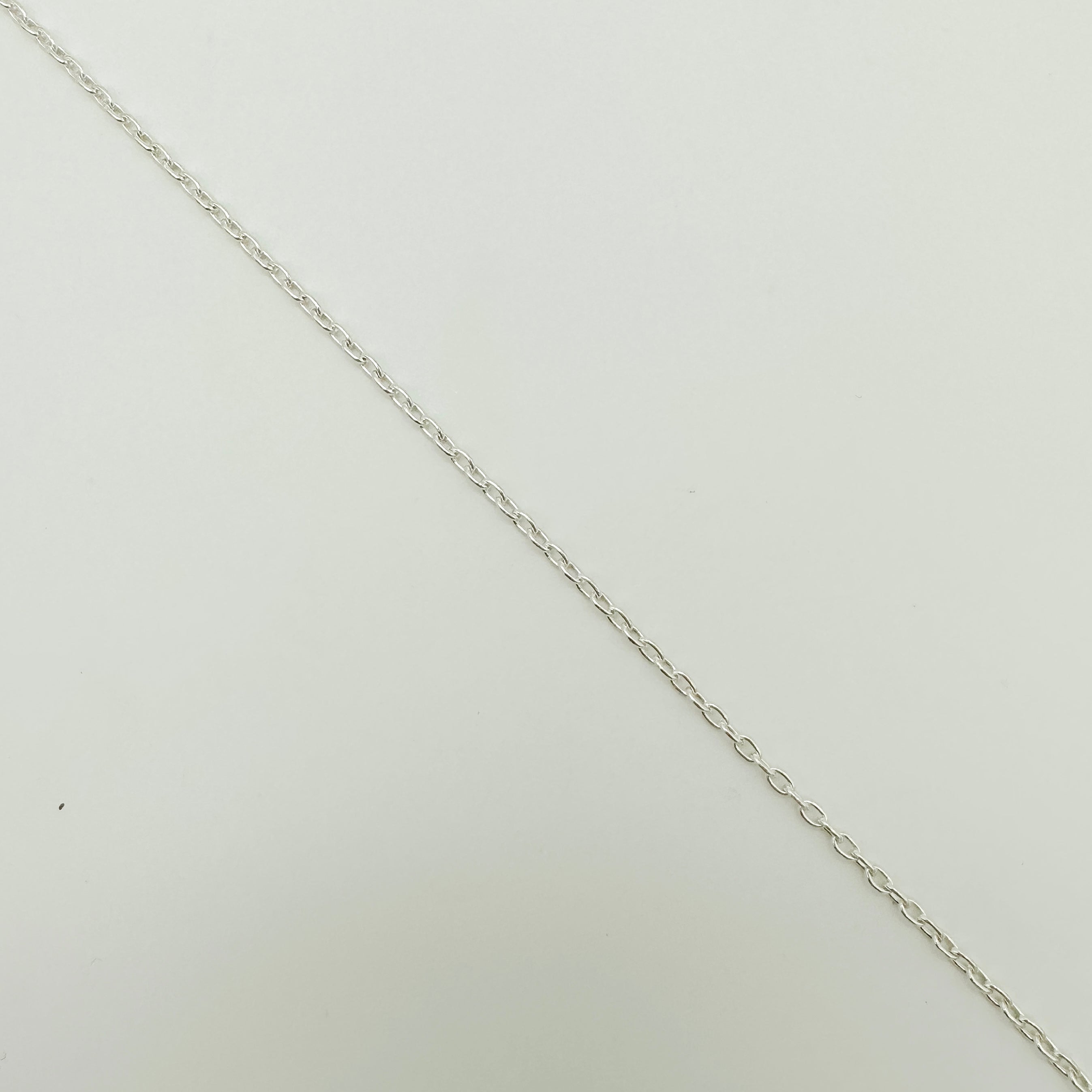 sterling silver paperclip chain / permanent jewelry supplies / wholesale chain by the foot / sterling silver chain