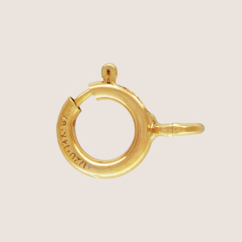 gold filled spring ring clasps / permanent jewelry supplies / sterling silver spring ring clasps / spring ring clasps for jewelry