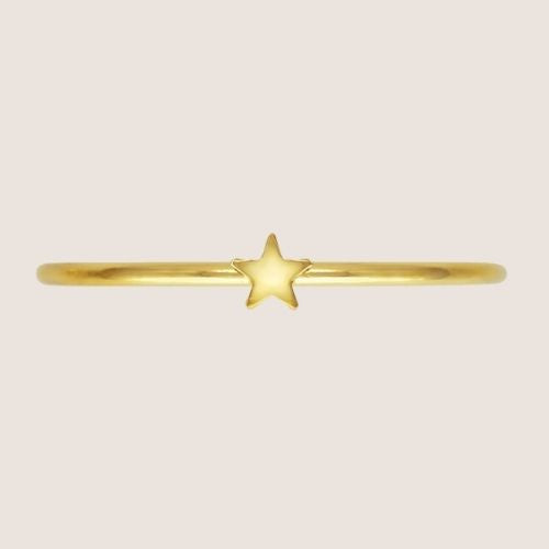 gold filled ring, star ring, gold filled star ring, stacking ring, wholesale rings, permanent jewelry rings