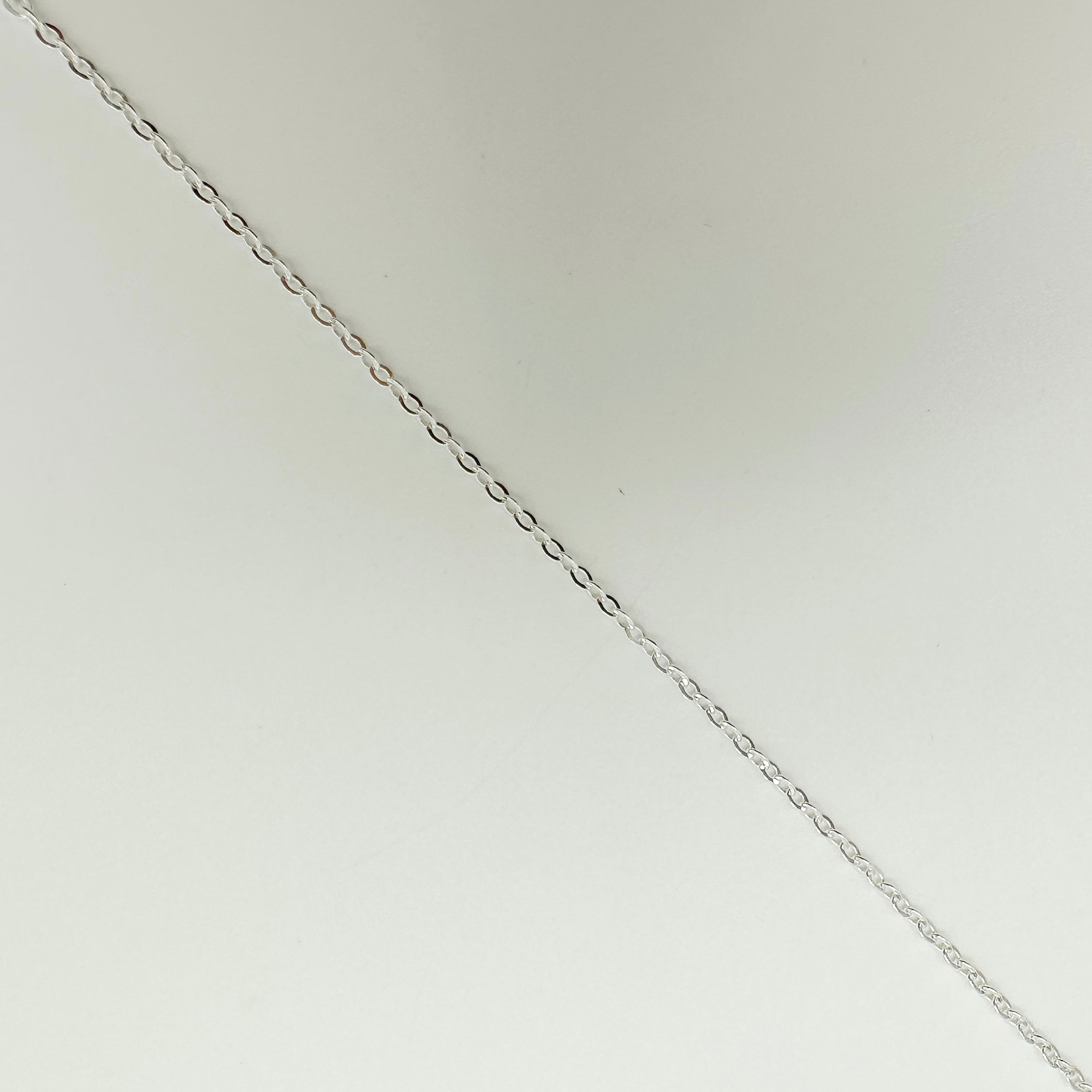 classic cable chain, sterling silver cable chain, sterling silver chain, permanent jewelry supplies, sterling silver chain