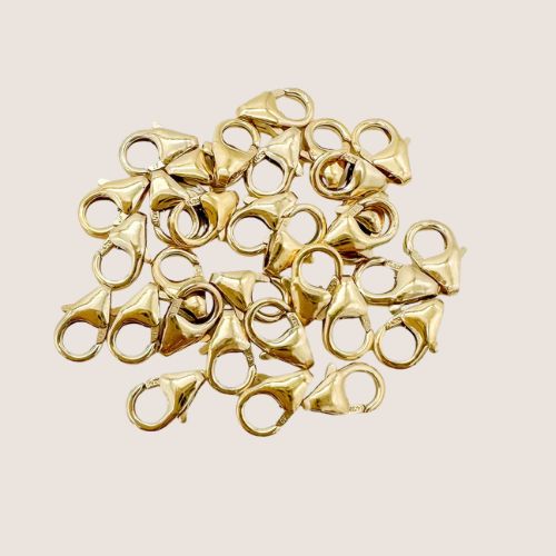gold filled trigger clasps / permanent jewelry supplies / sterling silver trigger clasps / trigger clasps for jewelry