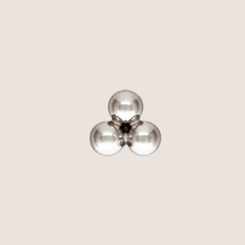 14k gold-filled triple ball studs, ball studs, triple ball studs, gold studs, 14k gold-filled studs, sterling silver triple ball studs, sterling silver studs