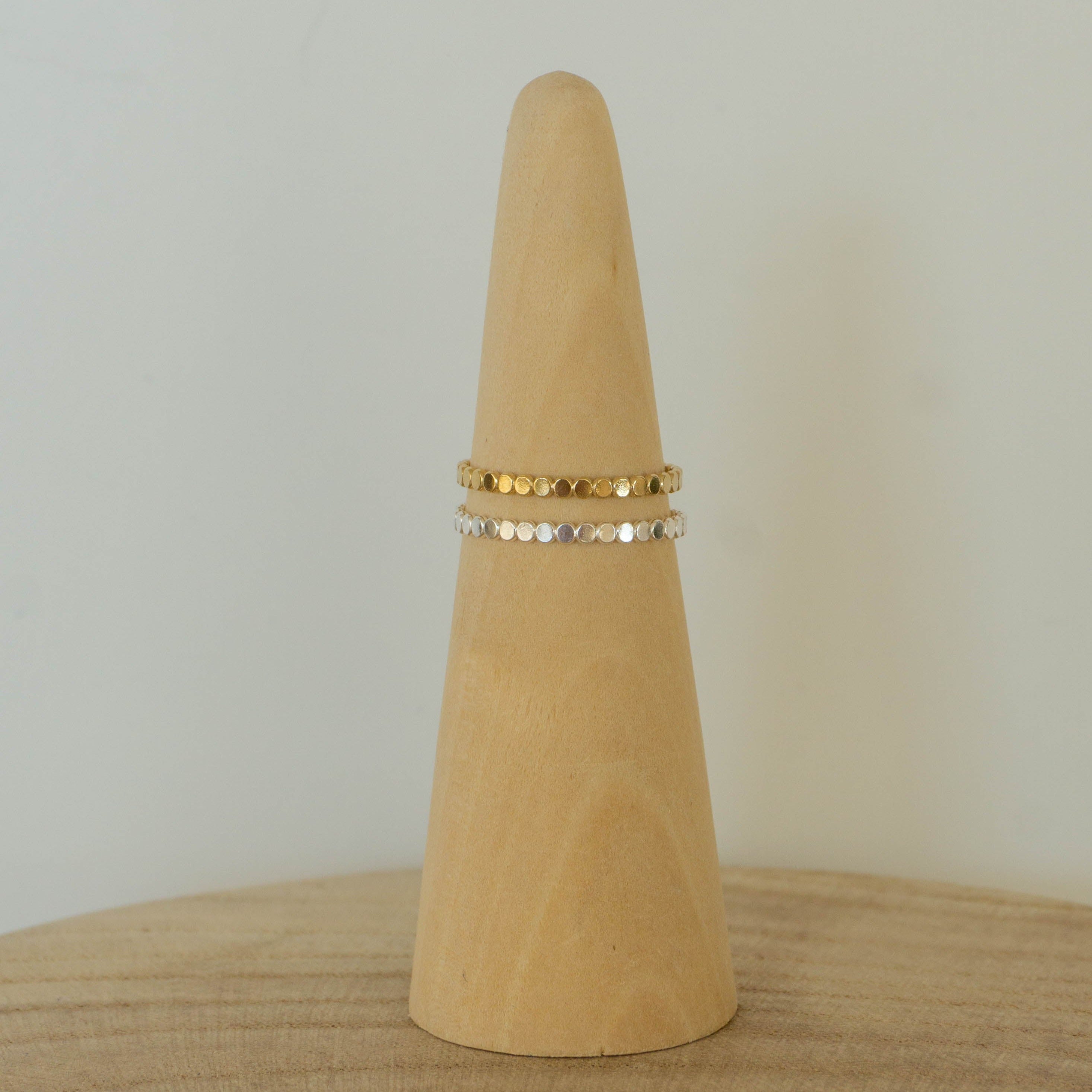 gold filled stacking ring / sterling silver stacking ring