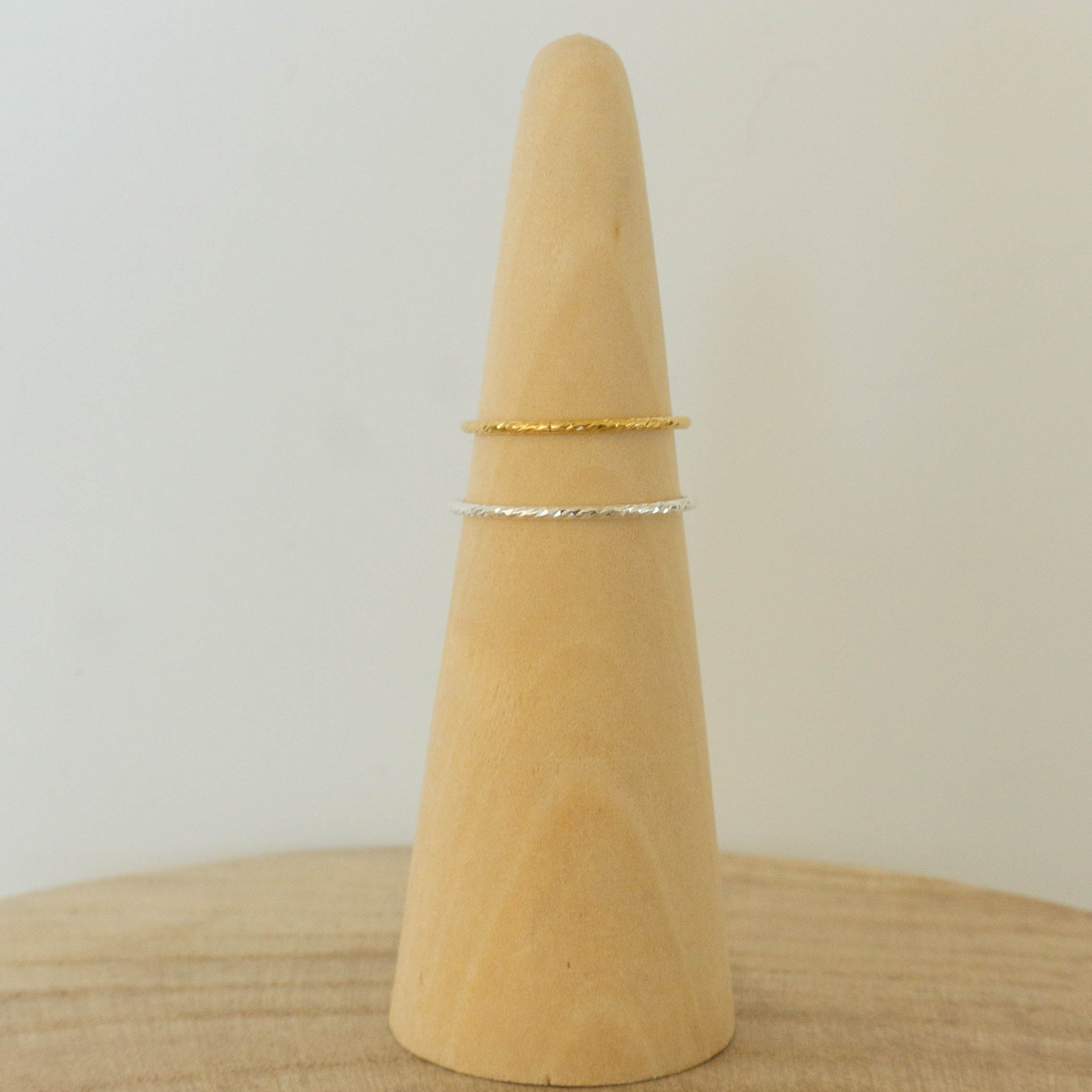 sparkle stacking ring gold filled / sparkle stacking ring gold filled