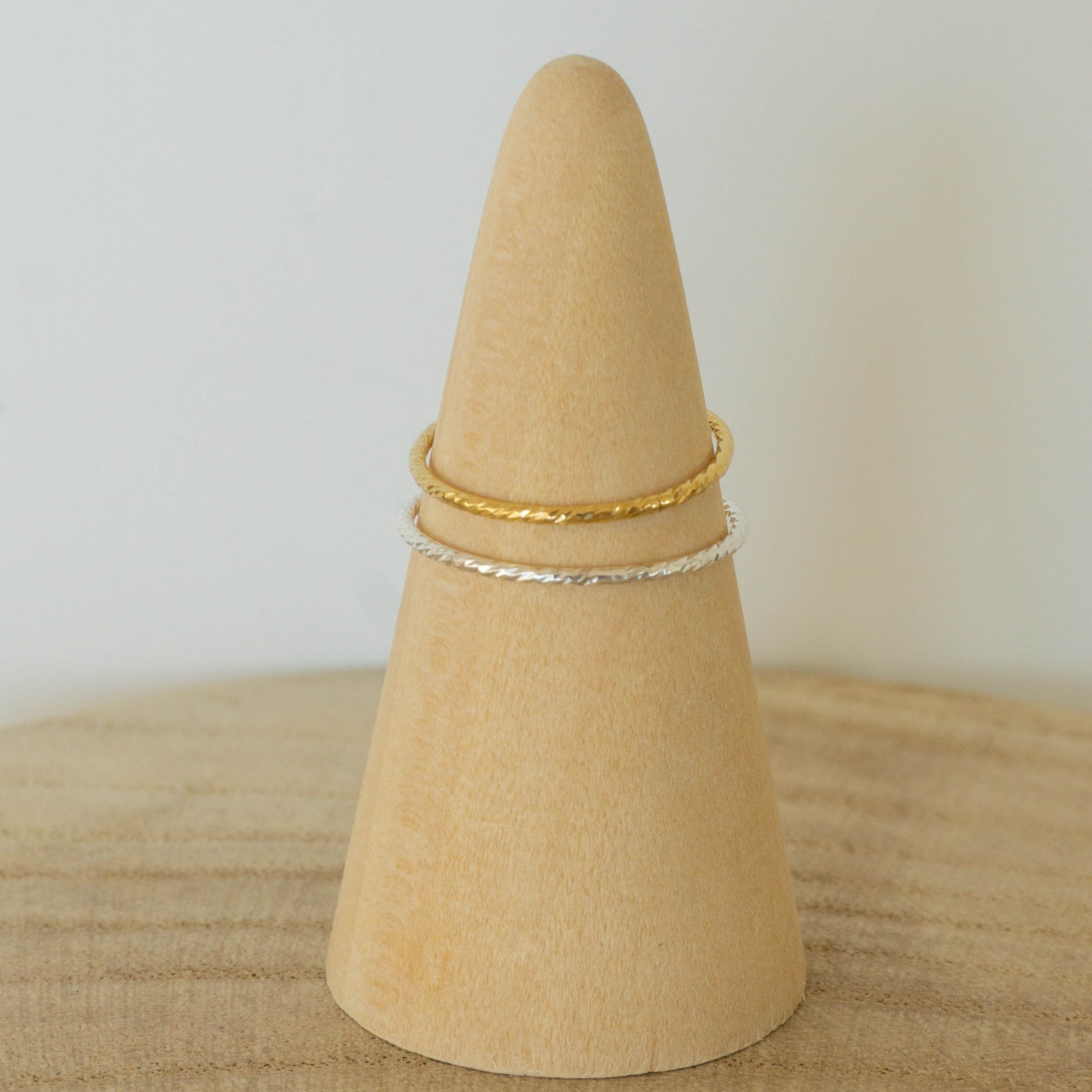 sparkle stacking ring gold filled / sparkle stacking ring gold filled
