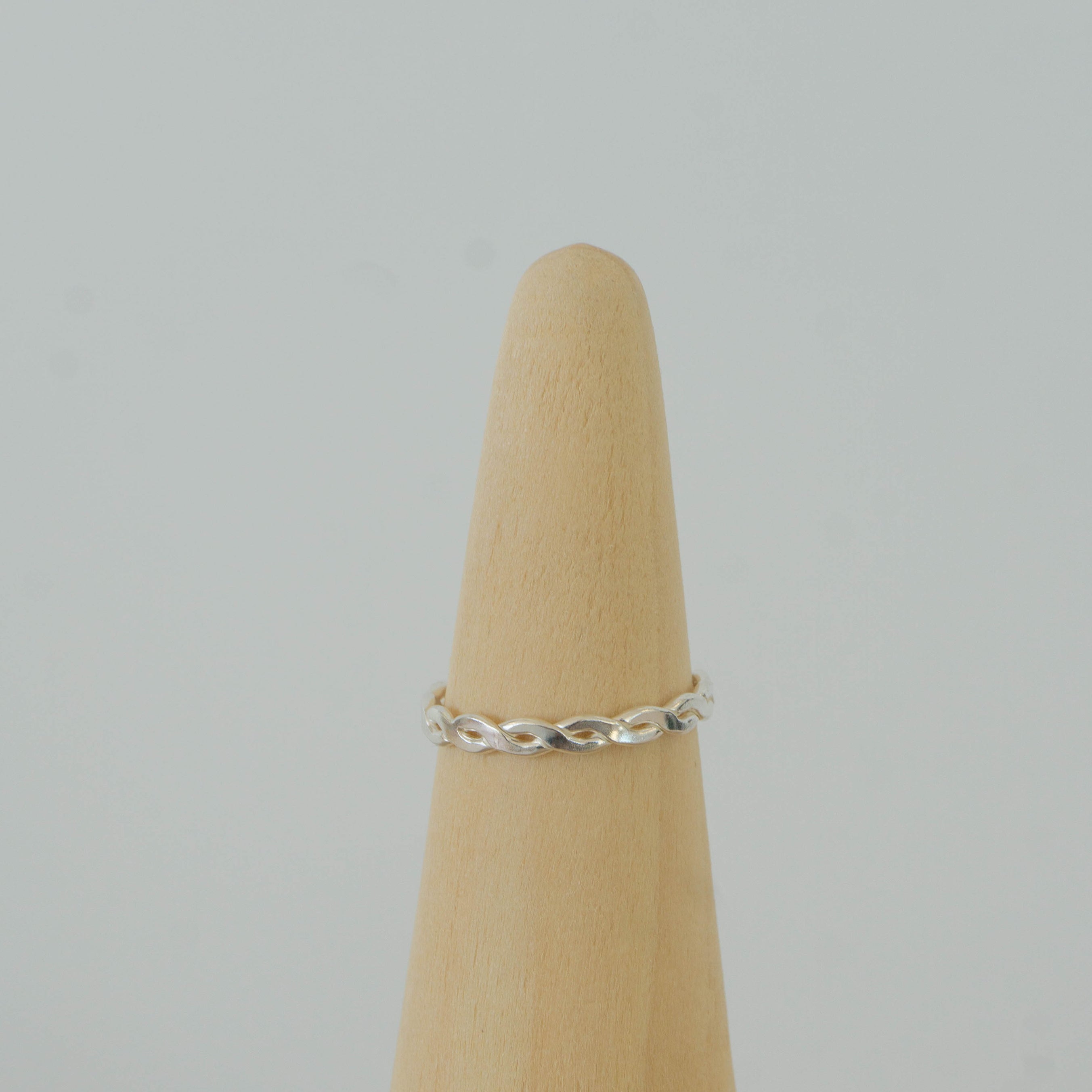gold filled woven ring / sterling silver woven ring