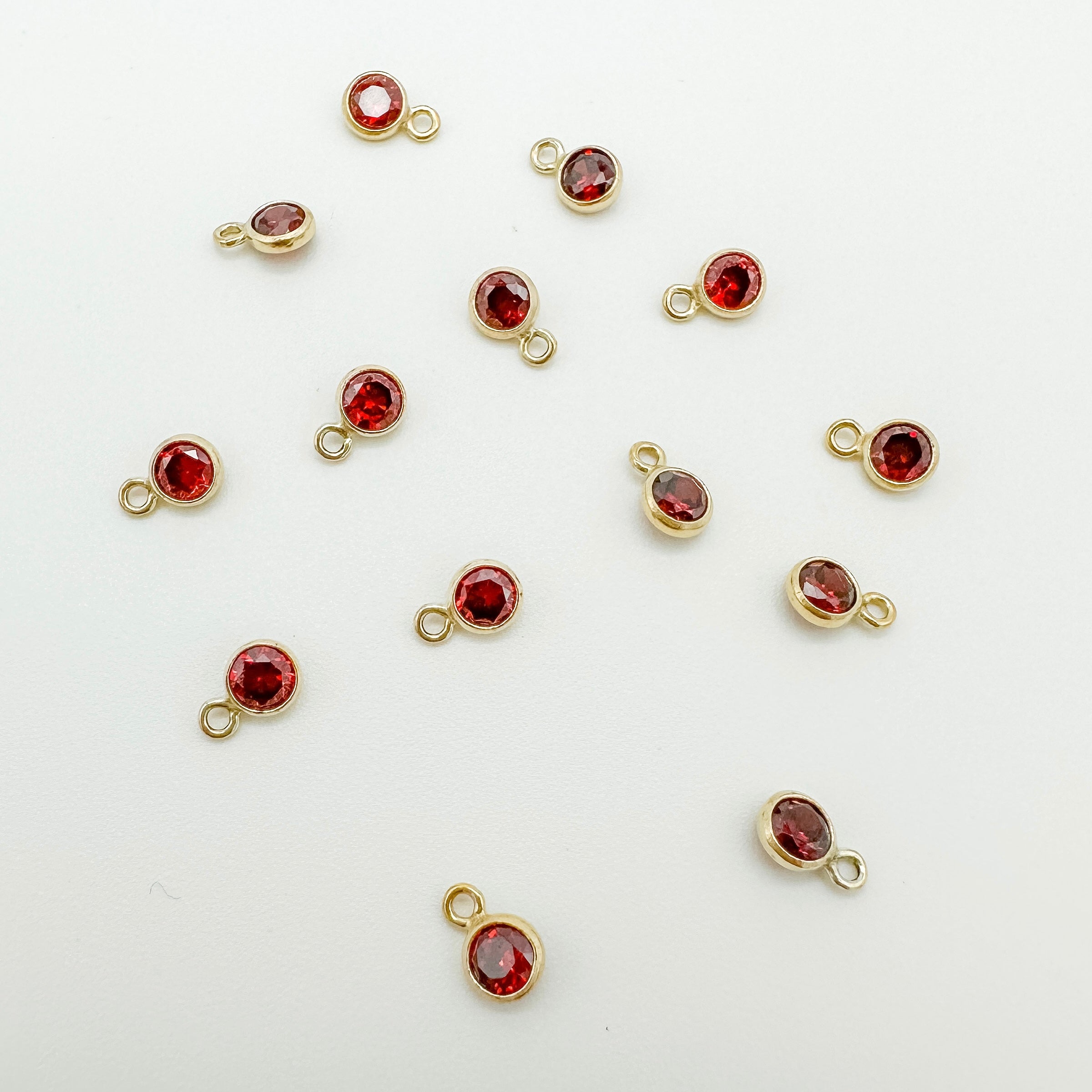 3mm GF birthstone connector / permanent jewelry supplies