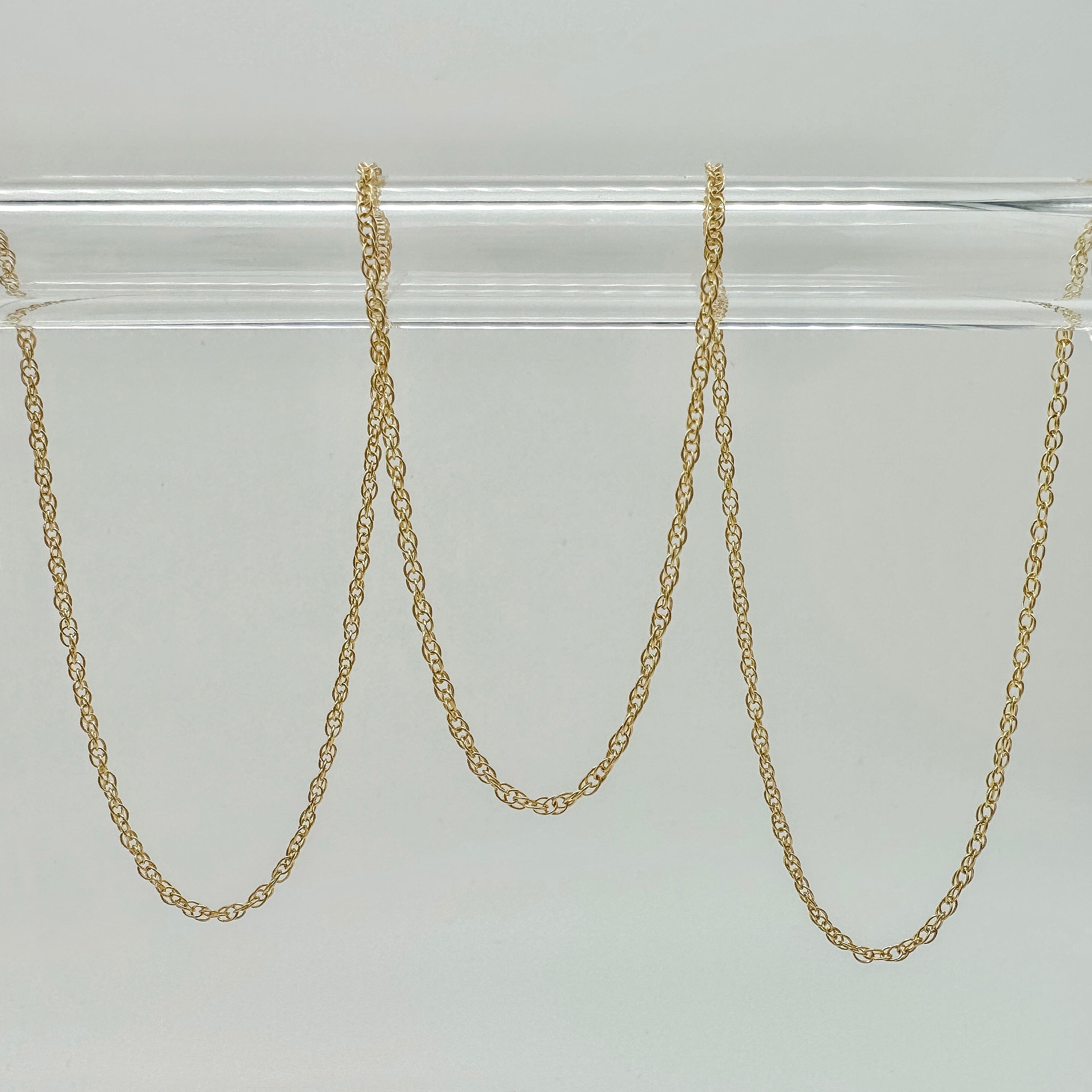 gold filled rope chain permanent jewelry supplies